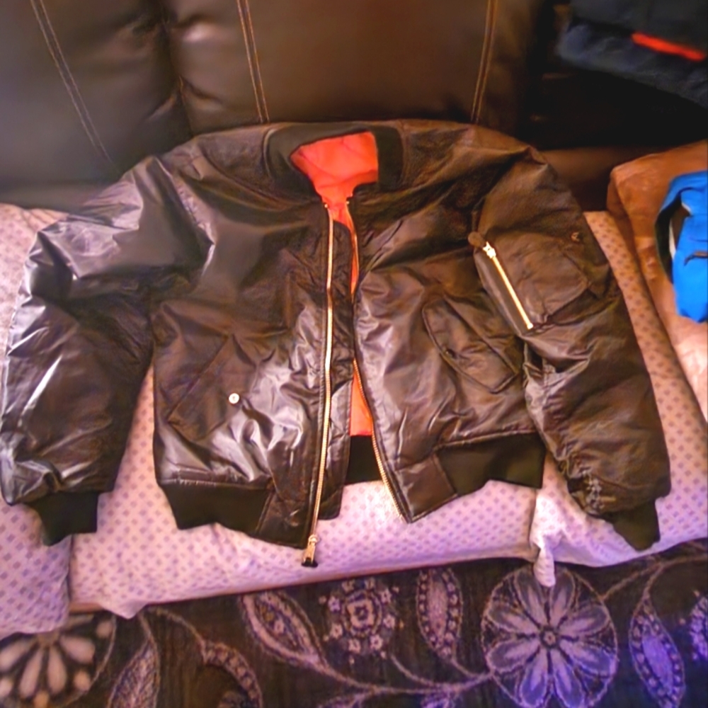 Mens/womans reversible army jacket